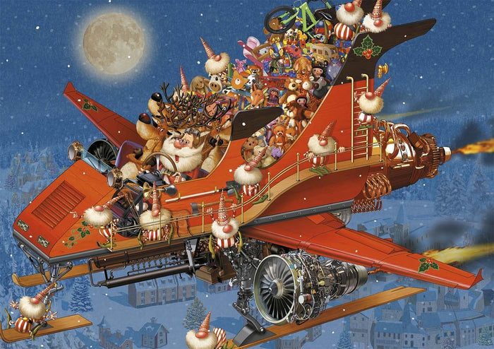 1000 Piece Jigsaw Puzzle - Christmas Jet | Piatnik