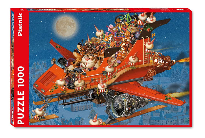 1000 Piece Jigsaw Puzzle - Christmas Jet | Piatnik