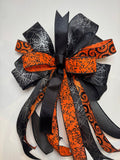 #1148 Halloween Bow, Lantern Bow, Wreath Bow