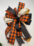 #1149 Fall  Bow, Lantern Bow, Wreath Bow