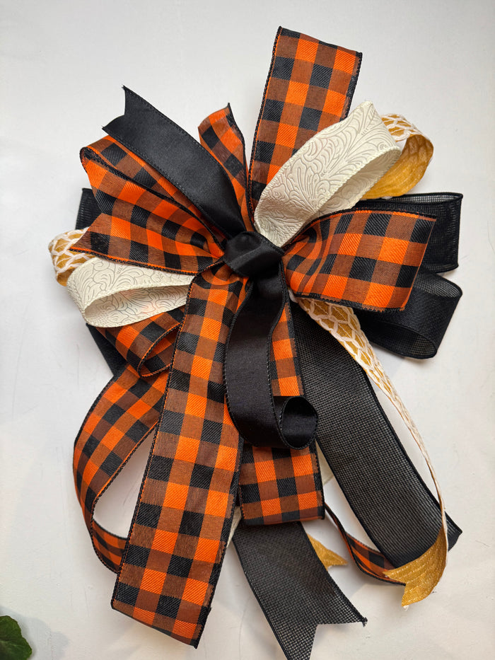 #1149 Fall  Bow, Lantern Bow, Wreath Bow