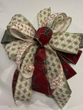 #1156 Holiday Bow, Lantern Bow, Wreath Bow