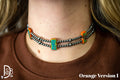 13” Sterling Silver Pearls & Rectangle Variscite Turquoise Choker - Deadwood South Boutique & Company LLC