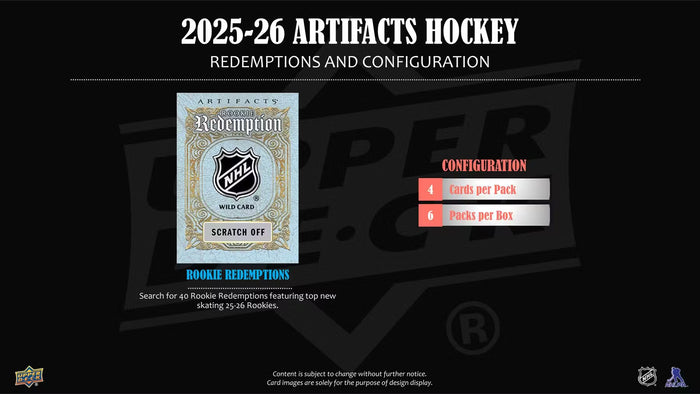2025-26 Upper Deck - Artifacts Hockey | 6-Pack Blaster Box