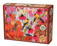 275 Piece Jigsaw Puzzle - Springtime Goldfinches: Easy Handling | Cobble Hill