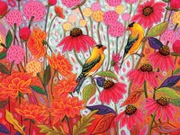 275 Piece Jigsaw Puzzle - Springtime Goldfinches: Easy Handling | Cobble Hill