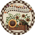 #3- Autumn Blessings, Sunflowers, Fall Design, Wreath Sign, Wreath Center, Wreath Attachment