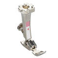 Sewing machine presser foot with number 4 on a white background
