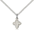 4-way Cross 0207PL1, Sterling Silver