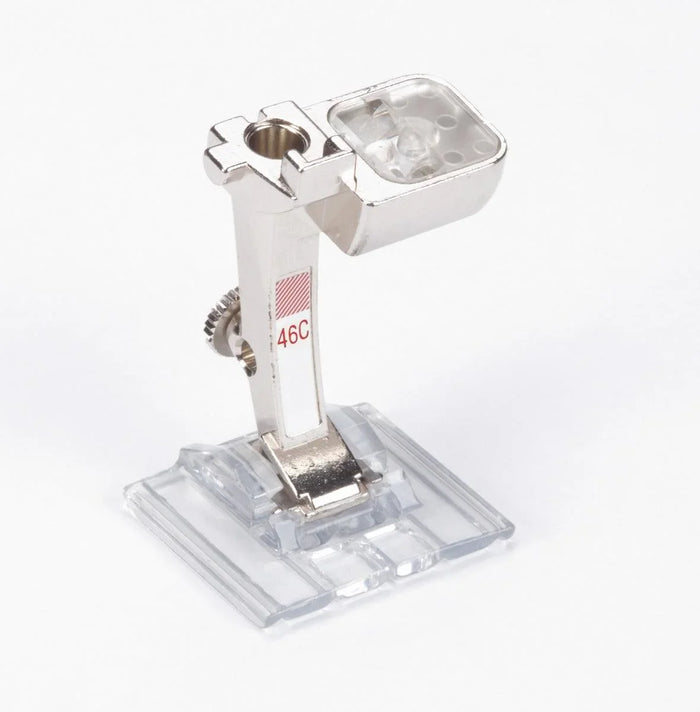 BERNINA Pintuck and Decorative Stitch Foot with Clear Sole #46C - Meissner Sewing and Vacuum