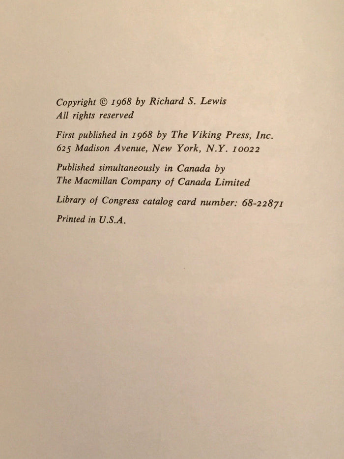 APPOINTMENT ON THE MOON, SPACE VENTURE by Richard S. Lewis, 1st/1st 1968 HC/DJ