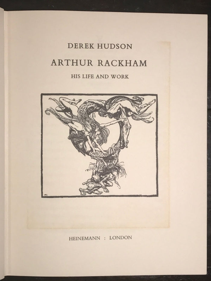 ARTHUR RACKHAM: His Life and Work by Derek Hudson, 1973 HC/DJ - Tipped-In Plates