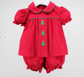 Baby Blessings-Red Christmas Tree Claire Set