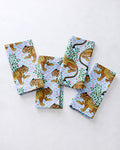 Bagheera - Dinner Napkins Set Of 4 - Pale Blue - Printfresh