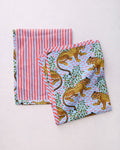 Bagheera - Tea Towels Set Of 2 - Pale Blue - Printfresh