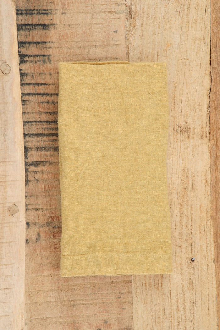 Hale Mercantile Home Kitchen Napkins Basix Linen Napkin Maiz / 18" L X 18" W