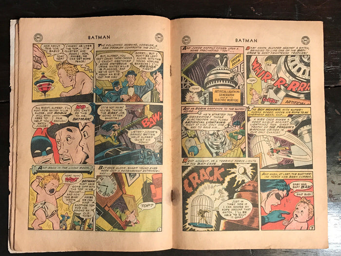 Batman #93 G-1.8 ROBIN THE CAVEMAN BATMAN 1955!!