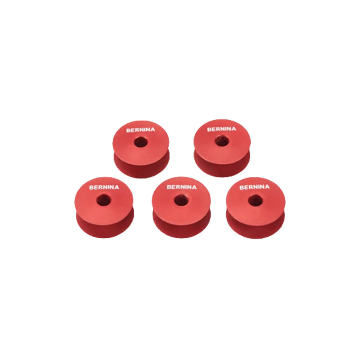 Bernina M Class Bobbins for Q-series Red 5pk