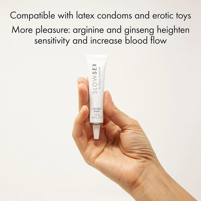 Bijoux Indiscrets Slow Sex Clitoral Balm - Warming Arousal Gel with Ginseng