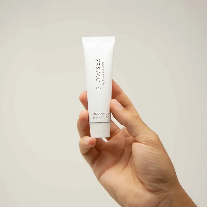 Bijoux Indiscrets Slow Sex Finger Play Gel - Water-Based Intimate Lubricant 1 fl. oz.