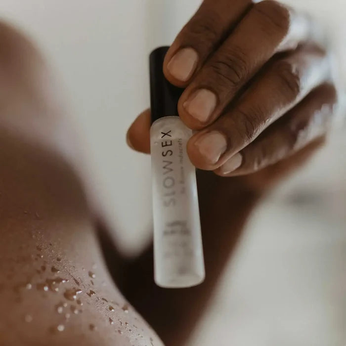 Bijoux Indiscrets Slow Sex Nipple Play Gel - Cooling Stimulant with Rollerball 0.34 fl. oz.