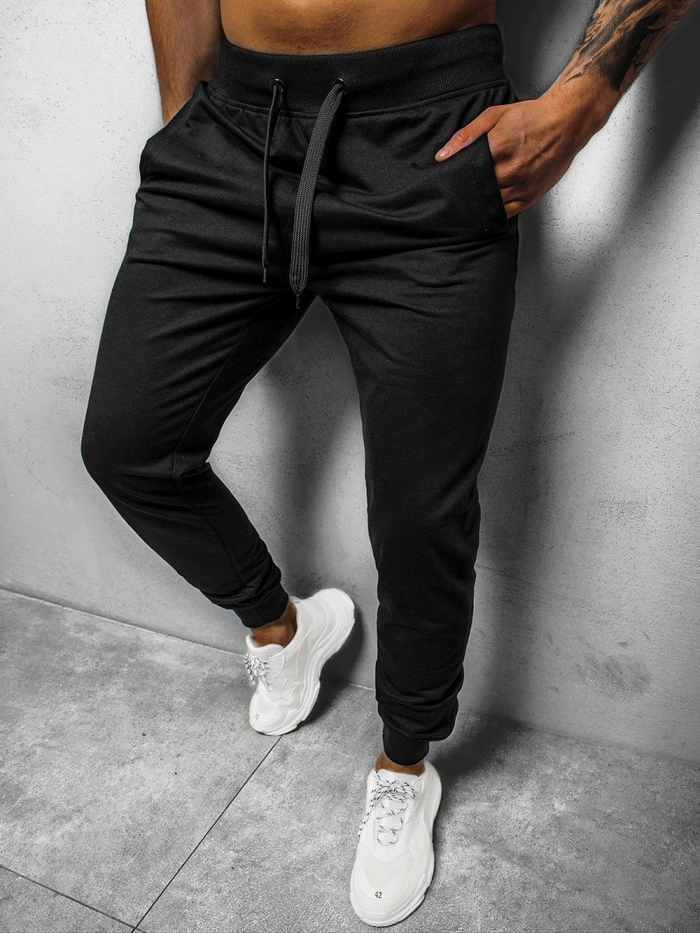 Breathable men's casual pants – classic fit, lightweight fabric, for everyday wear 0