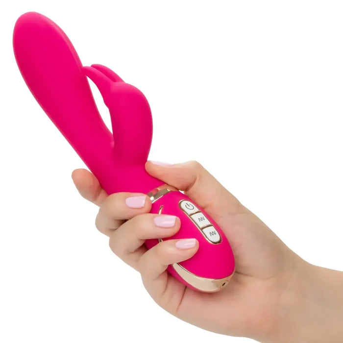 CalExotics® CalExotics Jack Rabbit Signature Silicone Ultra-Soft Vibrator - 7 Functions Hot Pink