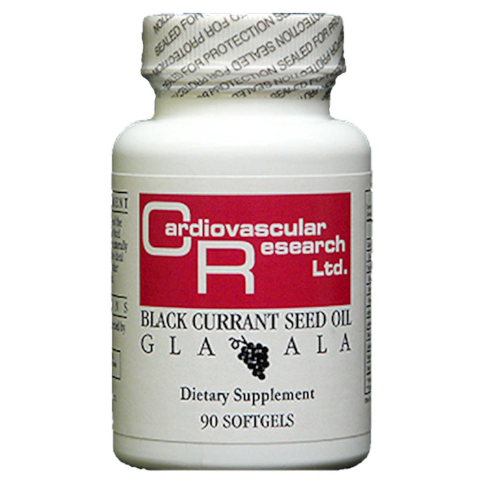 Cardiovascular Research Black Currant Seed Oil 90 Softgels - The Oasis of Health