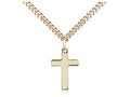 Cross medal 0111Y2, Gold Filled