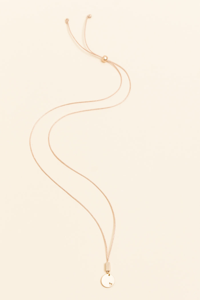 Donna Gold Heart Pendant Necklace