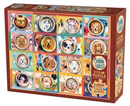 Easy Handling 275 Piece Jigsaw Puzzle - Puppy Lattes | Cobble Hill
