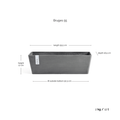 Ecopots Bruges Grey