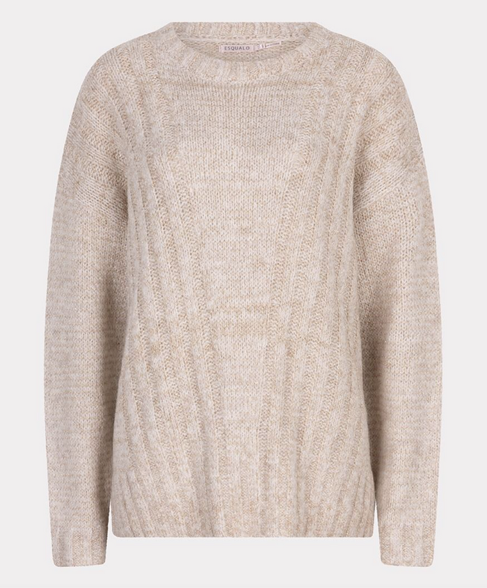 Esqualo- Sweater V-neck lurex