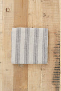 Hale Mercantile Home Bedding Euro Basix Stripe Pillowcase Nox/Sable / 26" L X 26" W
