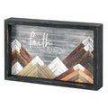 Faith Moves Mountains Tabletop Plaque