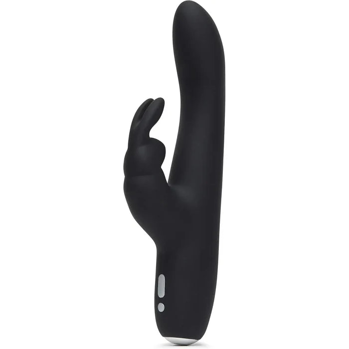 Lovehoney® Fifty Shades of Grey Greedy Girl Slimline Rabbit Vibrator Black