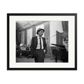 Frank Sinatra Recording 1964 Framed Print Black XL