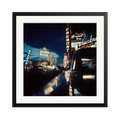 Fremont Street, Las Vegas, 1961 Framed Print Black XL