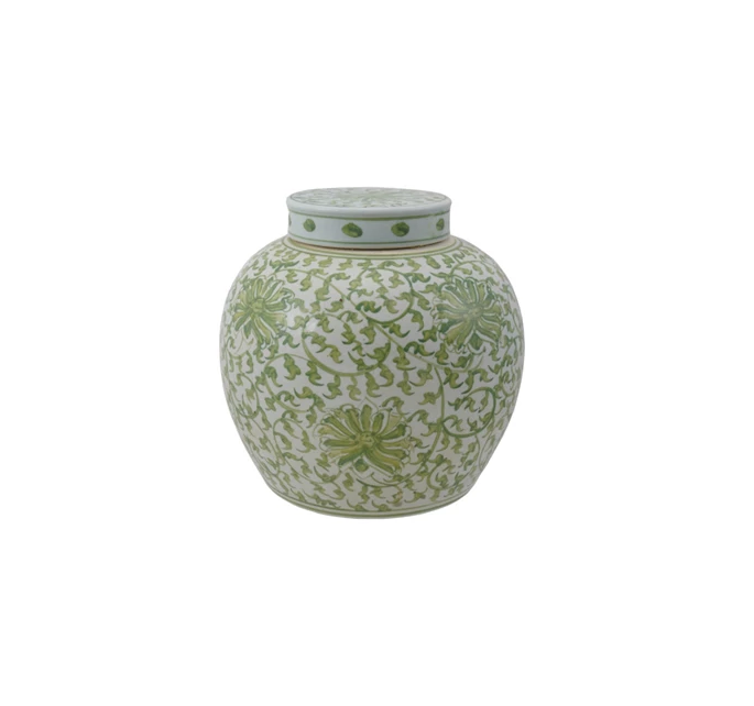Ginger Jar - 9.5in - Green - Findlay Rowe Designs