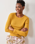 Goldenrod - Pointelle Long Sleeve - Shirt - Printfresh