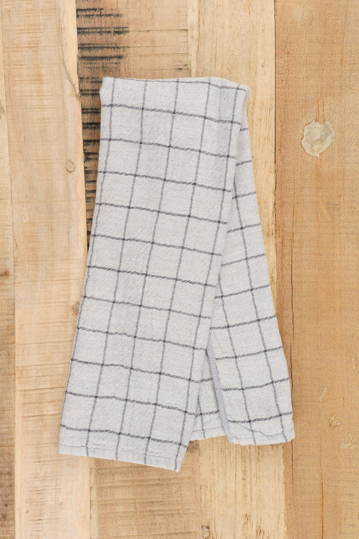 Kontex Home Bath Textiles Graph Hand Towel Earl Grey / 31.5" L X 13" W