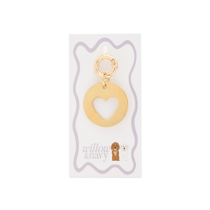 Heart Dog Collar Charm