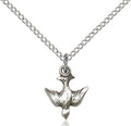 Holy Spirit medal 02081, Sterling Silver
