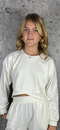 If So-Tween Asymmetrical Hem Sweatshirt