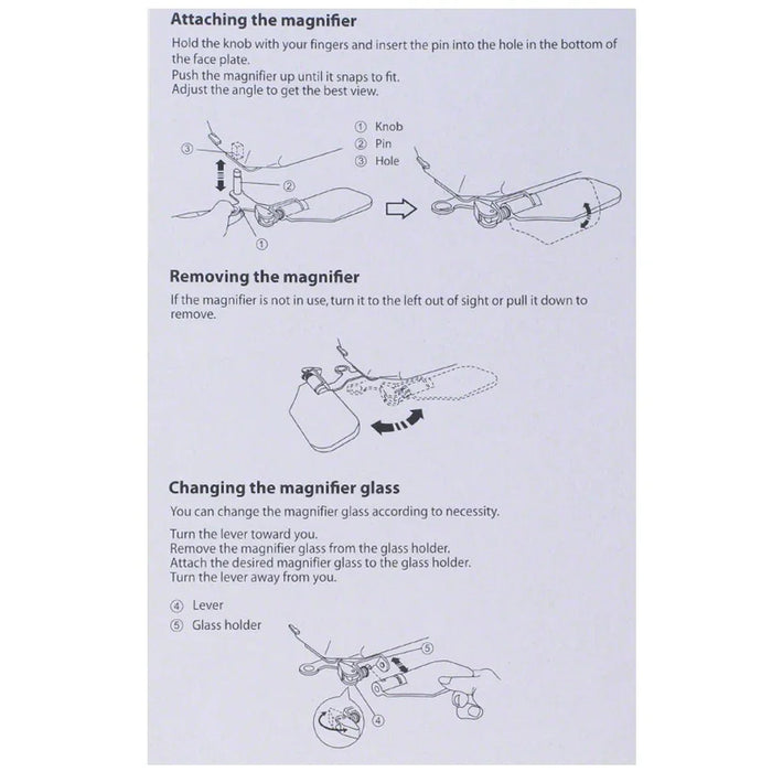 Janome Optic Magnifier Set 20/40/60