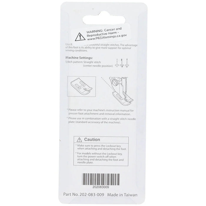 Janome Straight Stitch Foot (9mm)