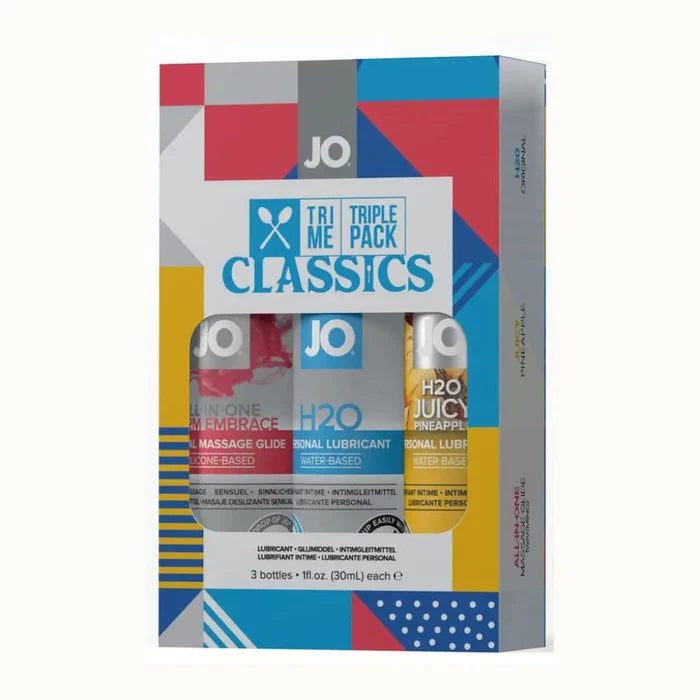 JO® Tri Me Triple Pack Classics Lubricant Gift Set - Rolik®