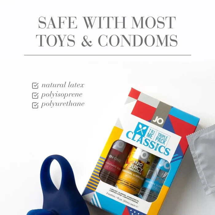 JO® Tri Me Triple Pack Classics Lubricant Gift Set - Rolik®