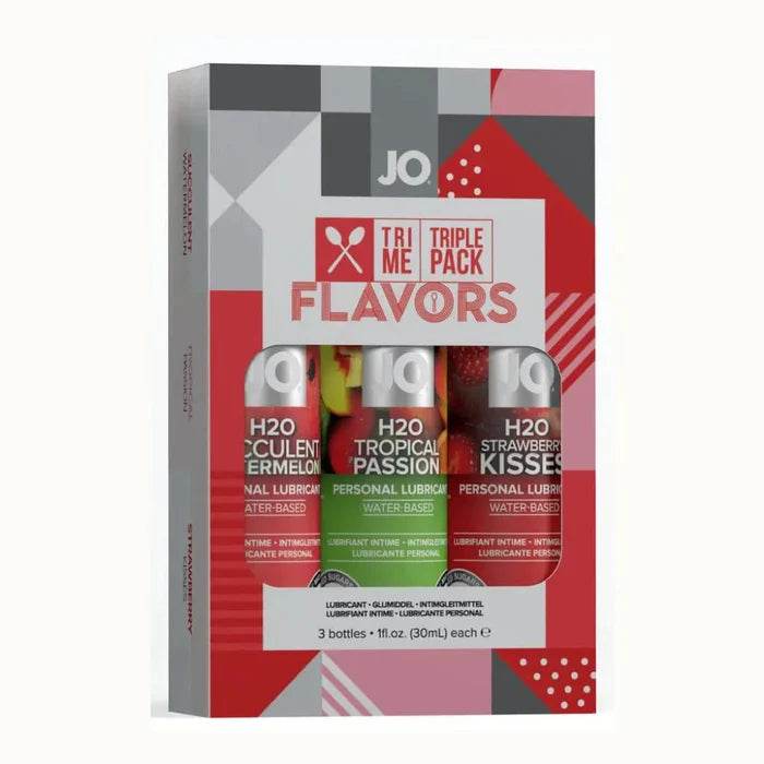 JO® Tri Me Triple Pack Flavors Lubricant Gift Set - Rolik®