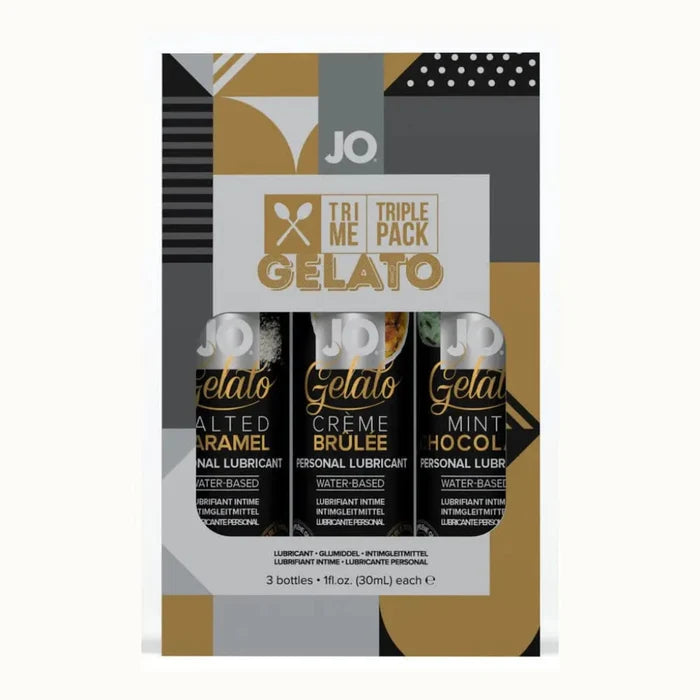 JO® Tri Me Triple Pack Gelato Flavors Lubricant Gift Set - Rolik®